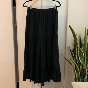 Abercrombie Tiered Maxi Skirt